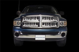 Putco 89109 - 94-98 GMC Sierra - w/ Logo CutOut (excl 3500) Flaming Inferno Stainless Steel Grille