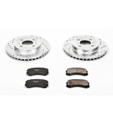 PowerStop K1215 - Power Stop 02-07 Mitsubishi Lancer Front Z23 Evolution Sport Brake Kit