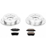 PowerStop K1202 - Power Stop 04-06 Mitsubishi Lancer Rear Z23 Evolution Sport Brake Kit