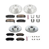 PowerStop K1121 - Power Stop 1998 Subaru Impreza Front & Rear Z23 Evolution Sport Brake Kit