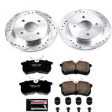 PowerStop K1363 - Power Stop 14-19 Ford Fiesta Rear Z23 Evolution Sport Brake Kit