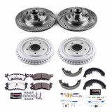 PowerStop K15019DK-26 - Power Stop 1975 Buick Apollo Front & Rear Z26 Street Warrior Brake Kit