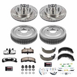 PowerStop K15036DK-36 - Power Stop 96-02 Chevrolet Express 1500 Front & Rear Z36 Truck & Tow Brake Kit