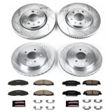 PowerStop K1424 - Power Stop 03-05 Cadillac CTS Front & Rear Z23 Evolution Sport Brake Kit