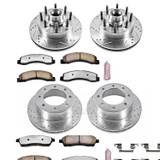 PowerStop K1393-36 - Power Stop 03-05 Ford Excursion Front & Rear Z36 Truck & Tow Brake Kit