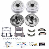 PowerStop K15051DK-26 - Power Stop 1991 Chevrolet S10 Blazer Front & Rear Z26 Street Warrior Brake Kit