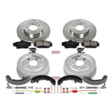 PowerStop K15101DK - Power Stop 94-00 Ford Taurus Front & Rear Z23 Evolution Sport Brake Kit