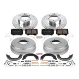 PowerStop K15099DK - Power Stop 00-02 Toyota Tundra Front & Rear Z23 Evolution Sport Brake Kit