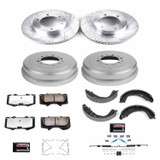 PowerStop K15214DK-36 - Power Stop 03-06 Toyota Tundra Front & Rear Z36 Truck & Tow Brake Kit