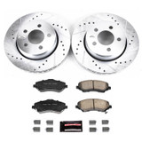 PowerStop K1631 - Power Stop 07-11 Dodge Nitro Front Z23 Evolution Sport Brake Kit