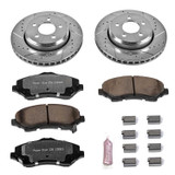 PowerStop K1631-36 - Power Stop 07-11 Dodge Nitro Front Z36 Truck & Tow Brake Kit
