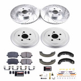PowerStop K15227DK - Power Stop 03-08 Toyota Corolla Front & Rear Z23 Evolution Sport Brake Kit