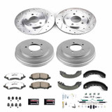 PowerStop K15251DK-26 - Power Stop 07-12 Dodge Caliber Front & Rear Z26 Street Warrior Brake Kit