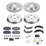 PowerStop K15249DK - Power Stop 07-15 Toyota Yaris Front & Rear Z23 Evolution Sport Brake Kit