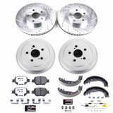 PowerStop K15464DK-26 - Power Stop 01-05 Toyota Celica Front & Rear Z26 Street Brake Kit