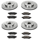 PowerStop K1587 - Power Stop 2004 Pontiac Grand Prix Front & Rear Z23 Evolution Sport Brake Kit