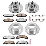 PowerStop K1894-36 - Power Stop 00-02 Ford Excursion Front & Rear Z36 Truck & Tow Brake Kit