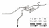 Pypes SGT76T - Crossmember Back W/ H-Pipe Exhaust System 63-66 GM Truck Split Side Dual Exit 2.5 Inch Intermediate And Tailpipe Hardware Incl Turbo Pro Muffler Incl And Tip Not Incl Stainless Steel  Exhaust Pypes SGT76T - Crossmember Back W/ H-Pipe Exhaust System 63-66 GM Truck Split Side Dual Exit 2.5 Inch Intermediate And Tailpipe Hardware Incl Turbo Pro Muffler Incl And Tip Not Incl Stainless Steel  Exhaust