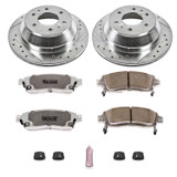 PowerStop K2050-26 - Power Stop 04-07 Buick Rainier Rear Z26 Street Warrior Brake Kit