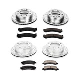 PowerStop K2074 - Power Stop 14-19 Chevrolet Express 3500 Front & Rear Z23 Evolution Sport Brake Kit