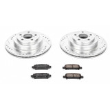 PowerStop K219 - Power Stop 05-09 Subaru Legacy Rear Z23 Evolution Sport Brake Kit
