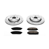 PowerStop K2219 - Power Stop 06-10 Jeep Commander Front Z23 Evolution Sport Brake Kit
