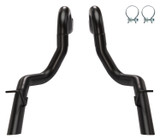 Pypes TFM15B - 1986-1993 Mustang Black 3 Inch Tailpipe Exhaust Kit 304 Stainless Steel  Performance Exhaust