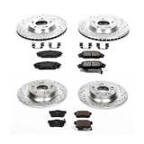PowerStop K2277 - Power Stop 00-09 Honda S2000 Front & Rear Z23 Evolution Sport Brake Kit