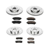 PowerStop K2733 - Power Stop 2004 Cadillac Seville Front & Rear Z23 Evolution Sport Brake Kit