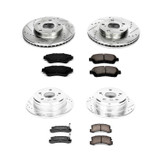 PowerStop K2714 - Power Stop 92-96 Toyota Camry Front & Rear Z23 Evolution Sport Brake Kit