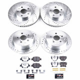 PowerStop K2314-26 - Power Stop 00-05 Toyota Celica Front & Rear Z26 Street Warrior Brake Kit