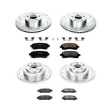 PowerStop K2752 - Power Stop 2001 Subaru Legacy Front & Rear Z23 Evolution Sport Brake Kit