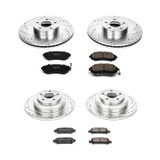 PowerStop K2751 - Power Stop 03-06 Subaru Baja Front & Rear Z23 Evolution Sport Brake Kit