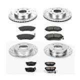 PowerStop K2778 - Power Stop 98-01 Hyundai Elantra Front & Rear Z23 Evolution Sport Brake Kit