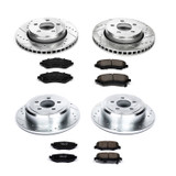 PowerStop K2832 - Power Stop 07-11 Dodge Nitro Front & Rear Z23 Evolution Sport Brake Kit