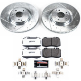 PowerStop K2950-26 - Power Stop 2004 Mercedes-Benz C230 Front Z26 Street Warrior Brake Kit