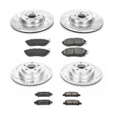 PowerStop K286 - Power Stop 05-09 Subaru Legacy Front & Rear Z23 Evolution Sport Brake Kit