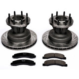 PowerStop K2907 - Power Stop 99-02 Ford F-350 Super Duty Front Z23 Evolution Brake Kit