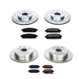PowerStop K2766 - Power Stop 04-09 Nissan Quest Front & Rear Z23 Evolution Sport Brake Kit