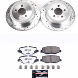 PowerStop K3046-36 - Power Stop 07-11 Dodge Nitro Rear Z36 Truck & Tow Brake Kit