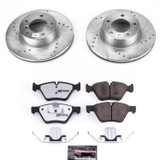 PowerStop K3087-26 - Power Stop 08-10 BMW 128i Front Z26 Street Warrior Brake Kit