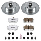 PowerStop K369-26 - Power Stop 99-02 Volkswagen Cabrio Rear Z26 Street Warrior Brake Kit PowerStop K369-26 - Power Stop 99-02 Volkswagen Cabrio Rear Z26 Street Warrior Brake Kit