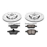 PowerStop K3103 - Power Stop 96-98 Audi A4 Front Z23 Evolution Sport Brake Kit