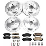 PowerStop K4382 - Power Stop 02-07 Buick Rendezvous Front & Rear Z23 Evolution Sport Brake Kit
