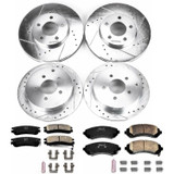 PowerStop K4383 - Power Stop 02-06 Buick Rendezvous Front & Rear Z23 Evolution Sport Brake Kit