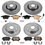 PowerStop K4066 - Power Stop 05-11 Audi A6 Front & Rear Z23 Evolution Sport Brake Kit