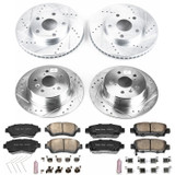 PowerStop K4359 - Power Stop 95-97 Toyota Avalon Front & Rear Z23 Evolution Sport Brake Kit