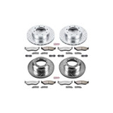 PowerStop K4416-36 - Power Stop 99-04 Ford F-550 Super Duty Front & Rear Z36 Truck & Tow Brake Kit