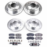 PowerStop K4311 - Power Stop 2002 Honda Passport Front & Rear Z23 Evolution Sport Brake Kit