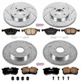 PowerStop K4467 - Power Stop 02-04 Ford Focus Front & Rear Z23 Evolution Sport Brake Kit
